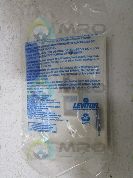 LEVITON 41080-2TP WALL PLATE  NSMP