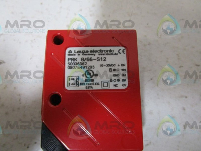 LEUZE PRK8/66-S12 SENSOR  NSMP