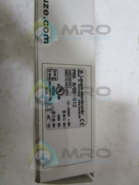LEUZE PRK8/66-S12 SENSOR  NSMP