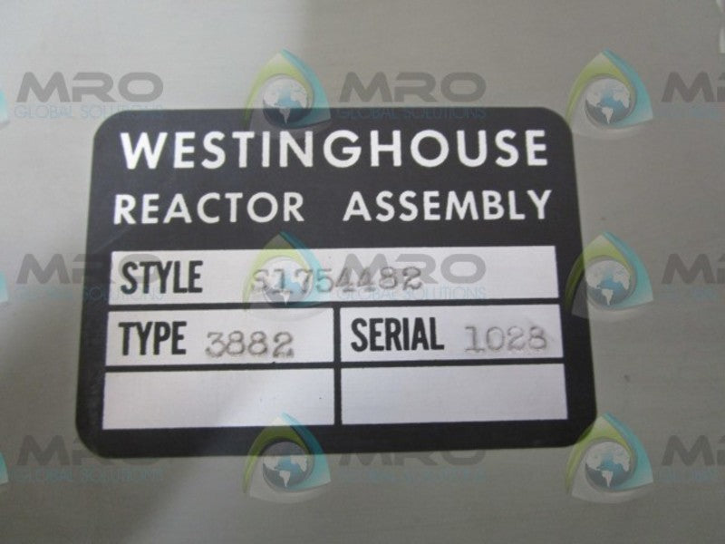 WESTINGHOUSE S1754482 REACTOR ASSEMBLY  UNMP