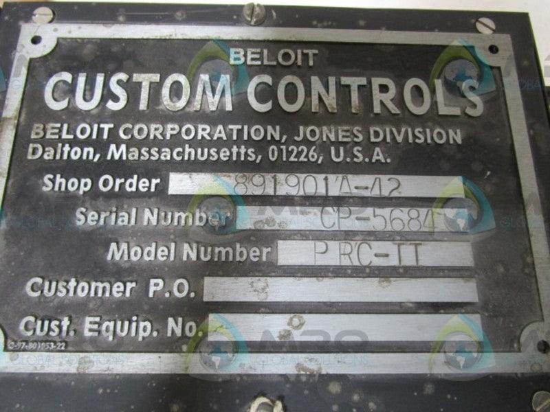 CUSTOM CONTROLS PRC-TT  UNMP