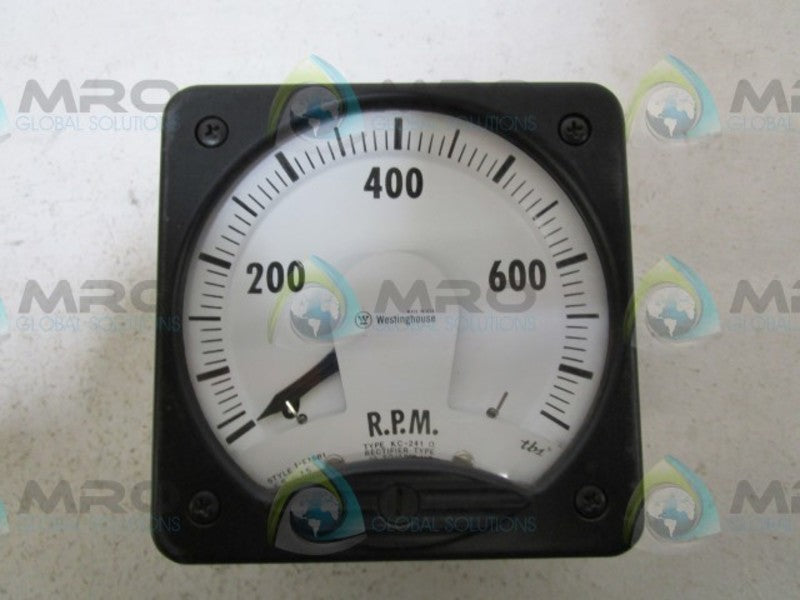 WESTINGHOUSE KC-241 PANEL METER  NSNP