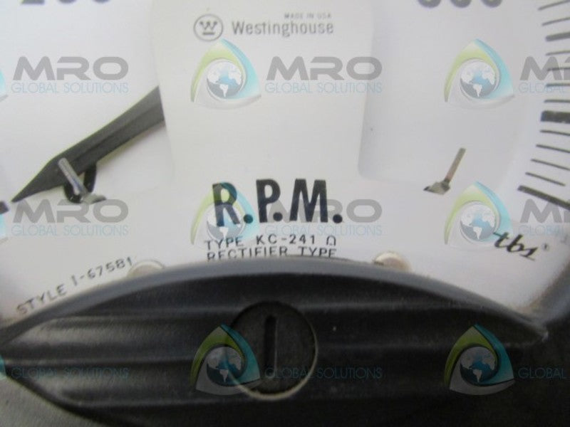WESTINGHOUSE KC-241 PANEL METER  NSNP