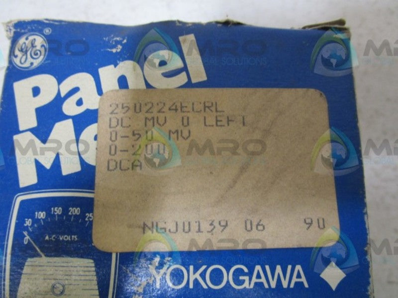 GENERAL ELECTRIC 250224ECRL PANEL METER  NSMP