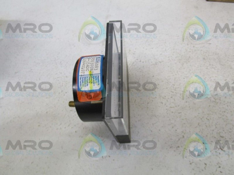 GENERAL ELECTRIC 255300NJNJ PANEL METER  NSMP
