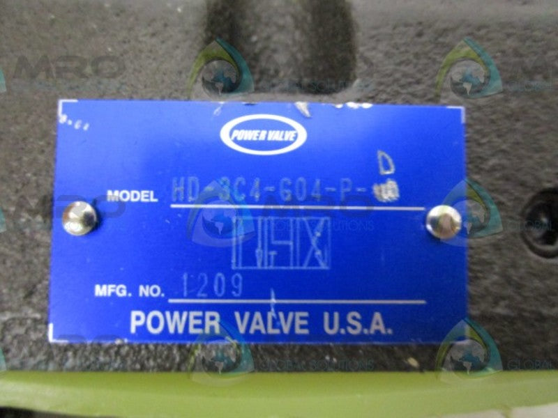 POWER VALVE HD-3C4-G04-P-D VALVE  UNMP