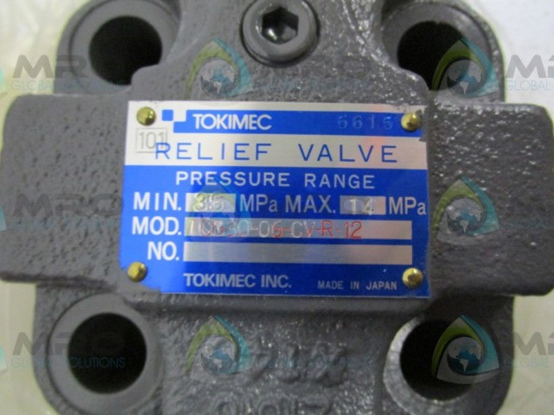 TOKIMEC TCG30-06-CV-R-12 VALVE  NSMP