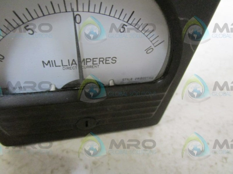 WESTINGHOUSE 291B227A12 PANEL METER  UNMP