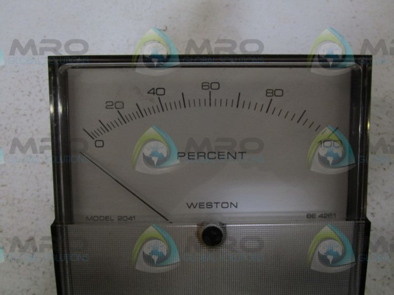 WESTON 2041 PANEL METER  UNMP