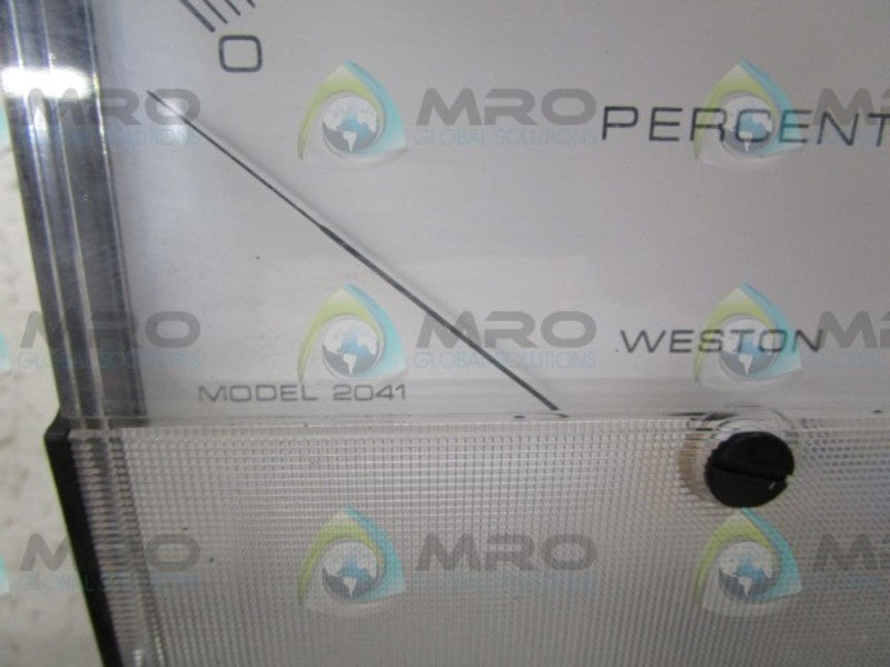 WESTON 2041 PANEL METER  UNMP