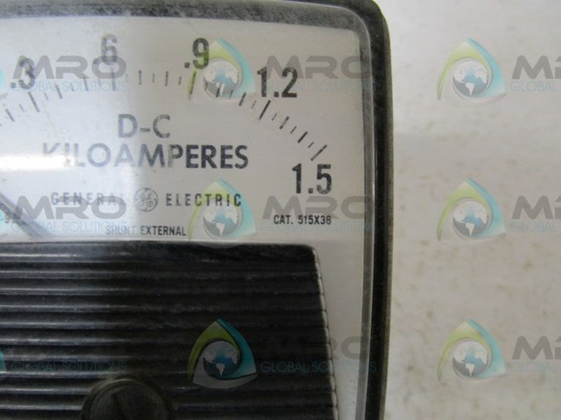 GENERAL ELECTRIC 515X36 PANEL METER  UNMP