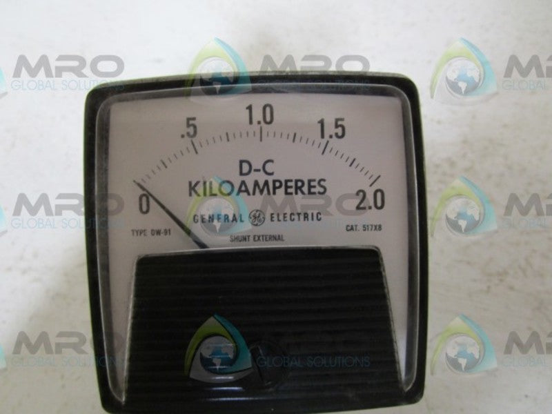 GENERAL ELECTRIC 517X8 PANEL METER  UNMP