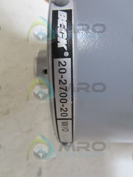 BECK 20-2700-20 MOTOR  NSMP
