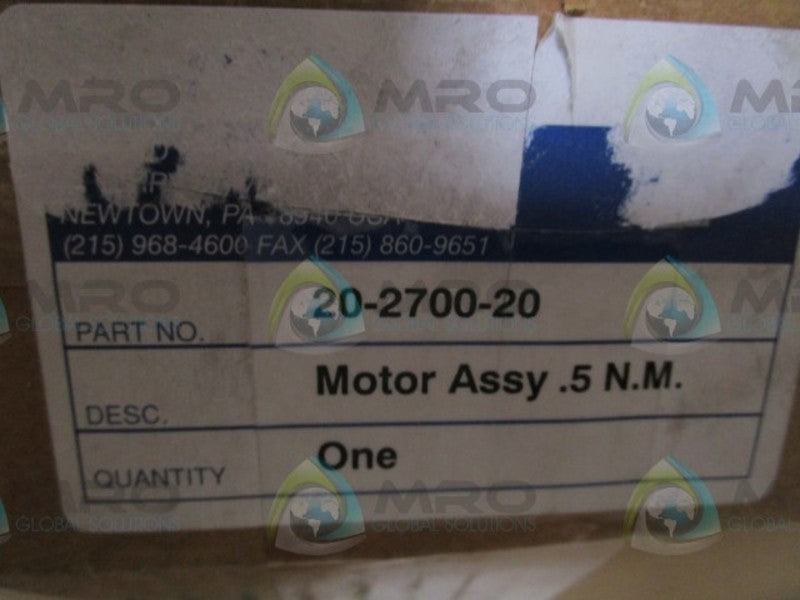 BECK 20-2700-20 MOTOR  NSMP