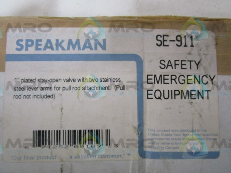 SPEAKMAN SE-911 BALL VALVE  NSMP