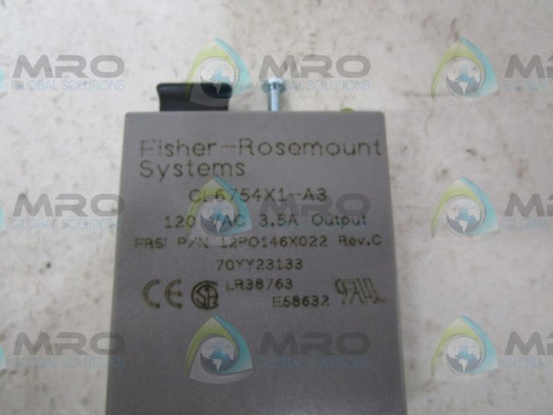 FISHER CL6754X1-A3 OUTPUT MODULE 12P0146X022  NSNP