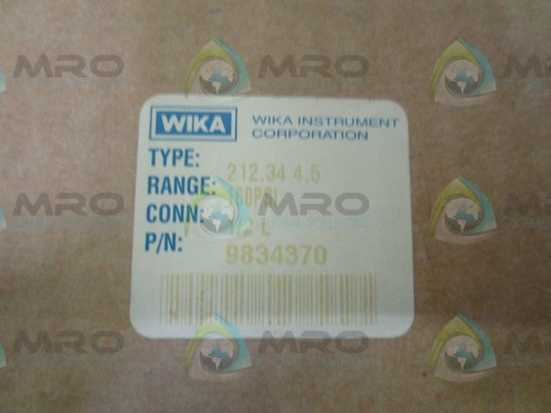 WIKA 9834370 GAUGE  NSMP
