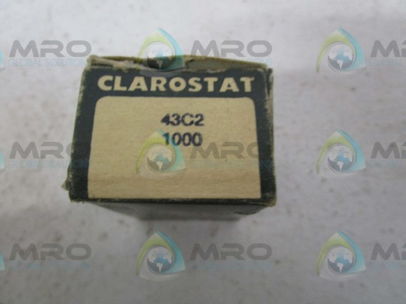 CLAROSTAT 43C2-1000 POTENTIOMETER  NSMP