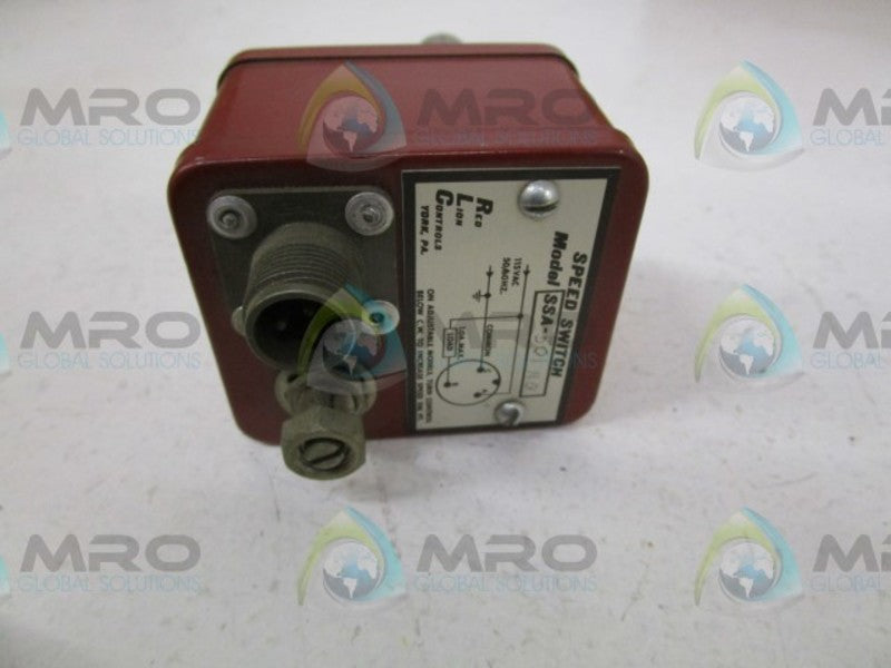 RED LION CONTROL SSA-501 SPEED SWITCH UNMP