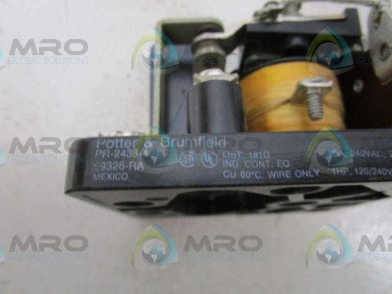 POTTER & BRUMFIELD PR-2436-4 RELAY 240VAC  UNMP