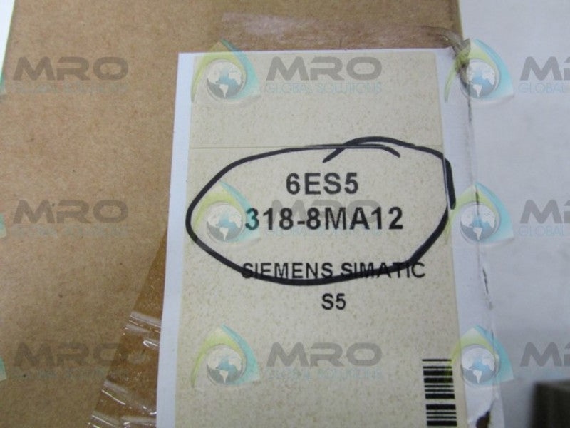 SIEMENS 6ES5318-8MA12 MODULE  NSMP