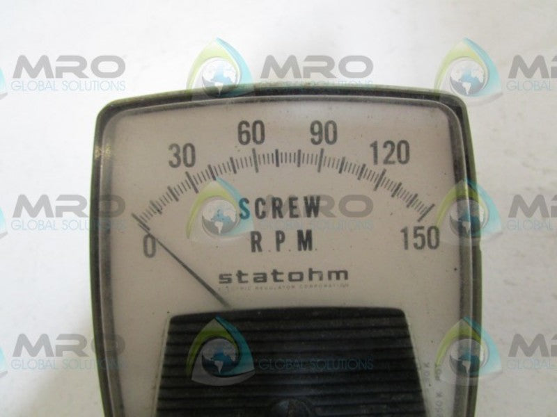 STATOHM 50-162111FAFA2 PANEL METER  UNMP