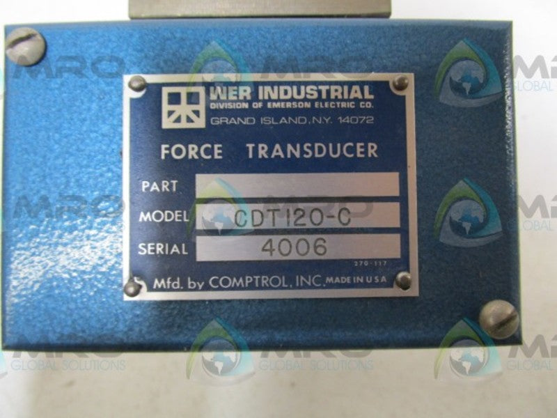 WER CDT120-C LOADCELLS  NSNP