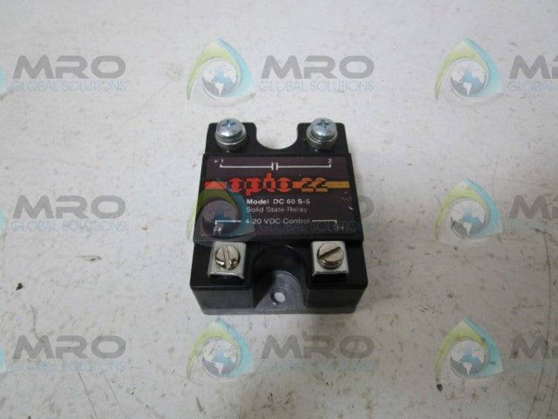 OPTO 22 DC60S5 SOLID STATE RELAY  NSNP
