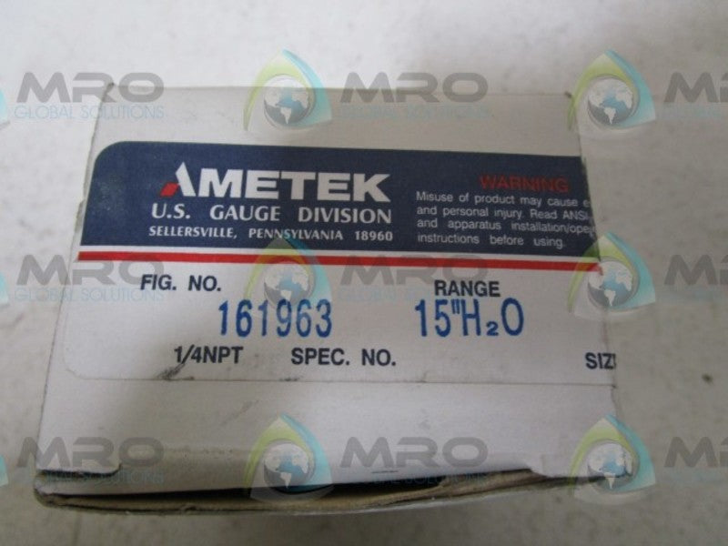AMETEK 161963 PRESSURE GAUGE  NSMP