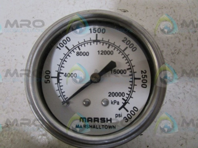 MARSH J7878 PRESSURE GAUGE  NSMP