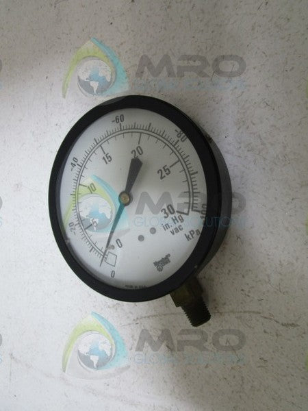 MARSHALLTOWN 0-30 IN. HG VAC GAUGE  UNMP
