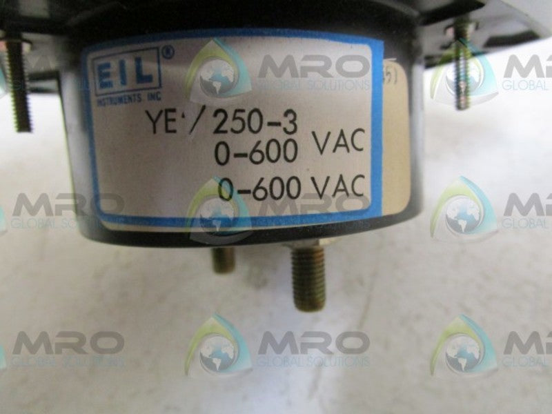 GENERAL ELECTRIC YE/250-3 PANEL METER  NSNP