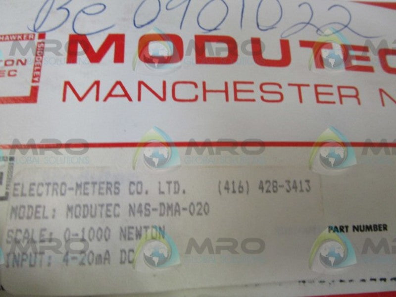 MODUTEC N4S-DMA-020 PANEL METER  NSMP