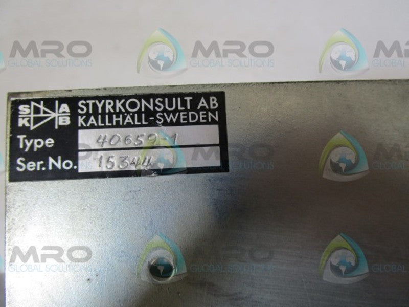 STYRKONSULT 40659-1   UNMP