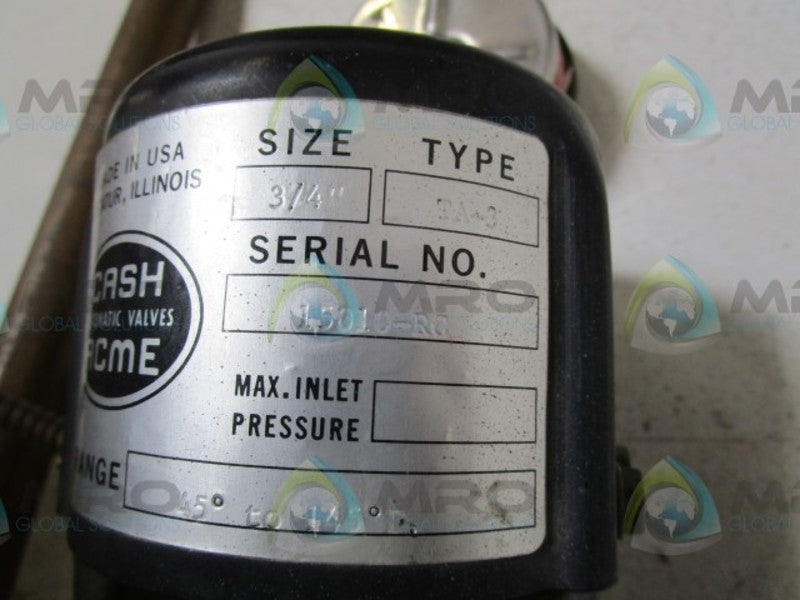 CASH ACME TA-3 3/4" VALVE  UNMP
