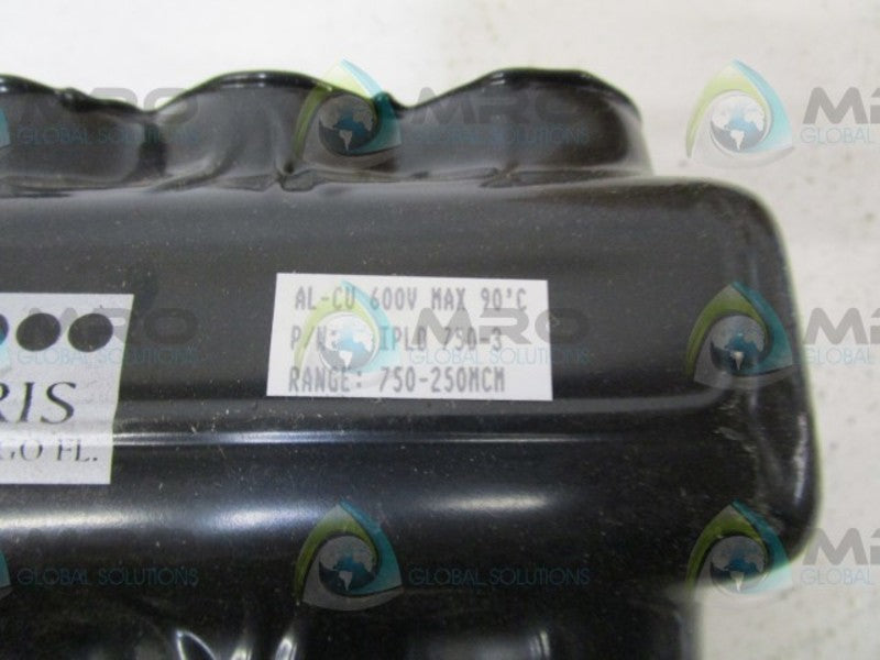 LOT OF 2 NSI IPLD 750-3 INSULATED PEDESTAL LUGS NSMP