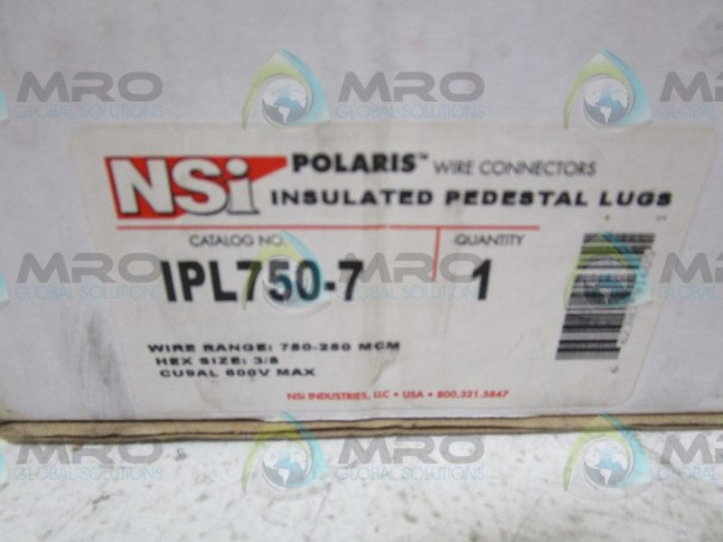 NSI IPL750-7 INSULATED PEDESTAL LUGS  NSMP