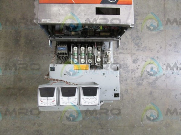 G.E. 7V0ES108CD08 1.5HP 240V 6.6 AMP SPEED DRIVE (MISSING BOARDS)  UNMP