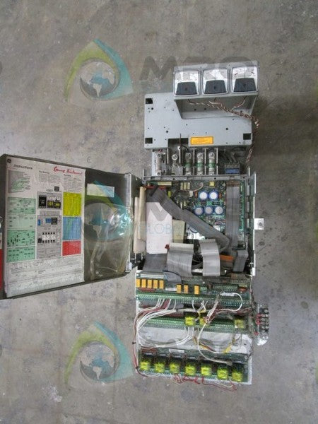G.E. 7V0ES108CD08 1.5HP 240V 6.6 AMP SPEED DRIVE (MISSING BOARDS)  UNMP