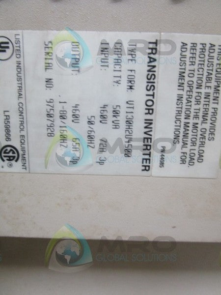 TOSHIBA VT130H2U4500 AC DRIVE  UNMP