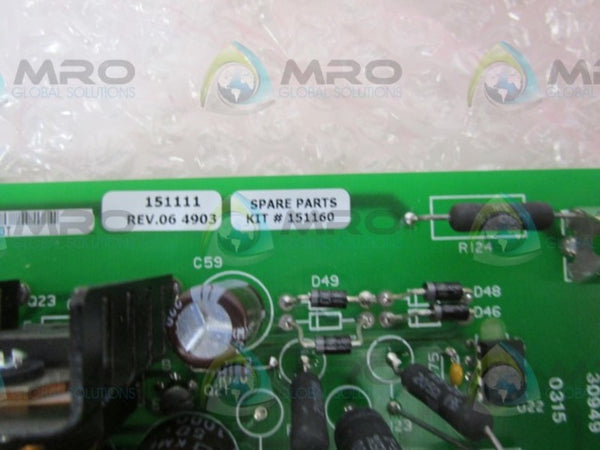 ALLEN BRADLEY SP-151160 PC BOARD BASE DRIVER  NSMP