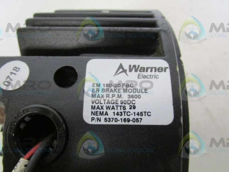 WARNER ELECTRIC 5370-169-057 CLUTCH BRAKE  UNMP