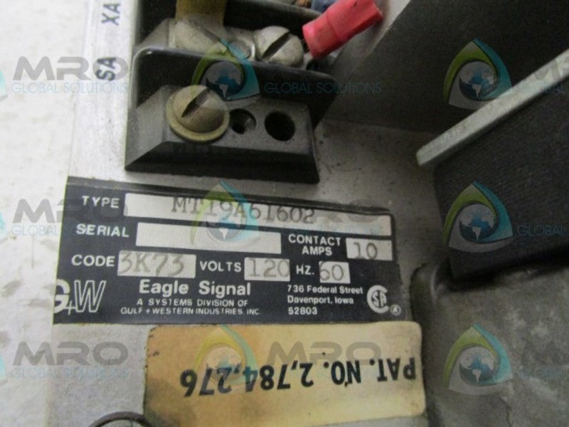 EAGLE SIGNAL MT19A61602 TIMER  UNMP