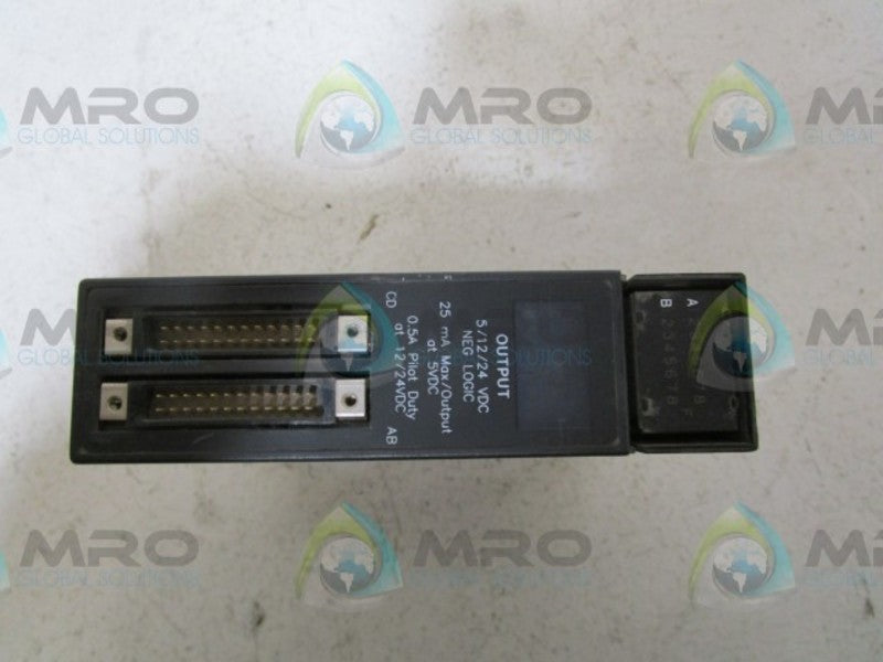 GENERAL ELECTRIC IC693MDL752C OUTPUT MODULE (AS PICTURED)  UNMP