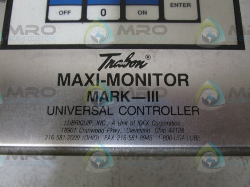 LUBRIQUIP MAXI-MONITOR MARK-III  NSMP
