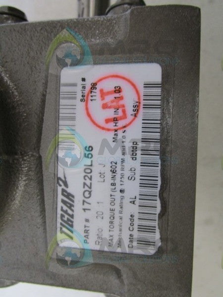 DODGE 17QZ20L56 GEAR REDUCER NSMP