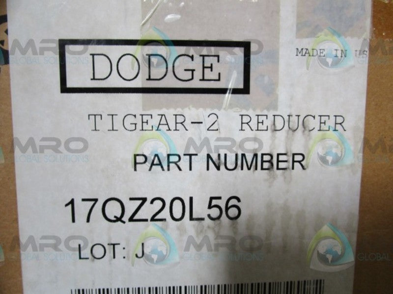 DODGE 17QZ20L56 GEAR REDUCER  NSMP