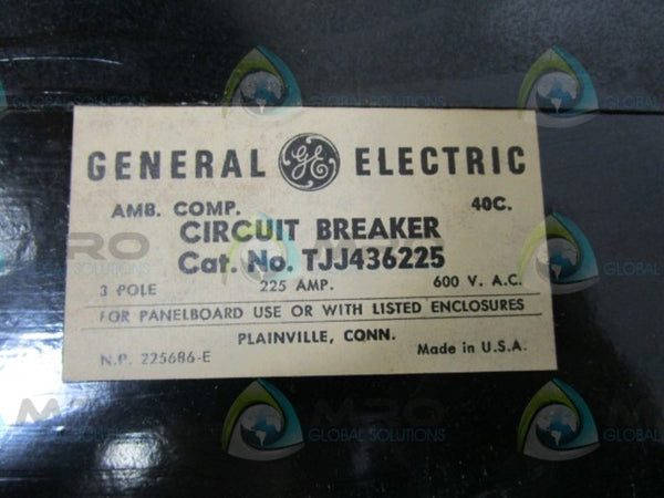 GENERAL ELECTRIC TJJ436225 CIRCUIT BREAKER  NSMP