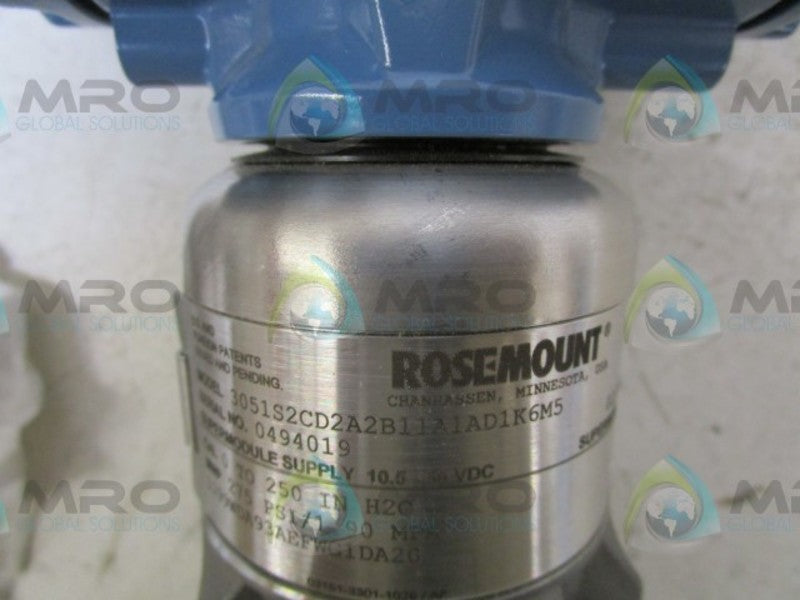 ROSEMOUNT 300S1AAD1K6M5 W/ 3051S2CD2A2B11A1AD1K6M5 TRANSMITTER  NSNP