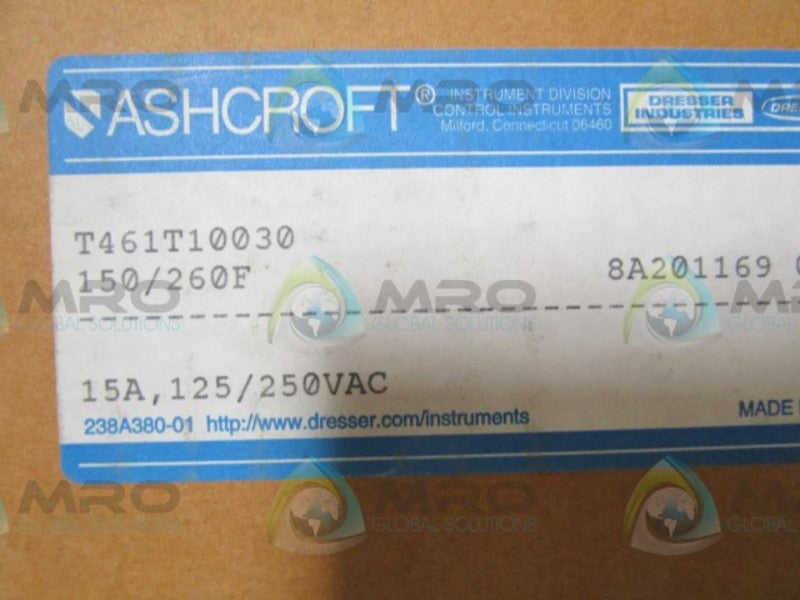 ASHCROFT T461T10030 TEMPERATURE SWITCH  NSMP
